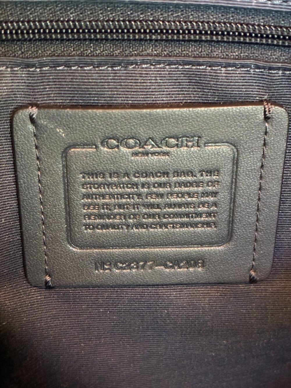 Coach NYL Ellis Tote Blue Green Multi - Picture 10 of 15